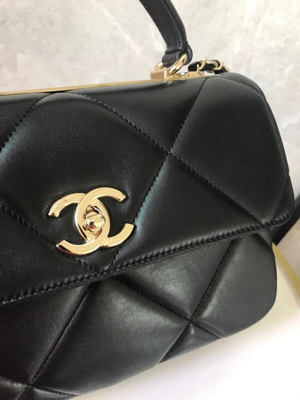 CHANEL FLAP BAG WITH TOP HANDLE BestValue 1012 - Image 7