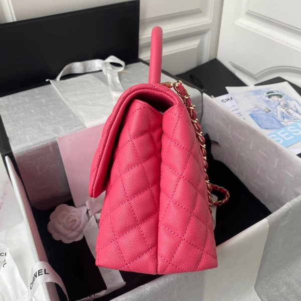 CHANEL LARGE FLAP BAG WITH TOP HANDLE Comfortable 991 - Image 7