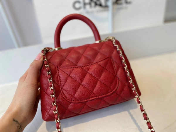 CHANEL MINI FLAP BAG WITH TOP HANDLE NewStyle 1040 - Image 5