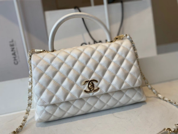 CHANEL LARGE FLAP BAG WITH TOP HANDLE SmartChoice 1031 - Image 9