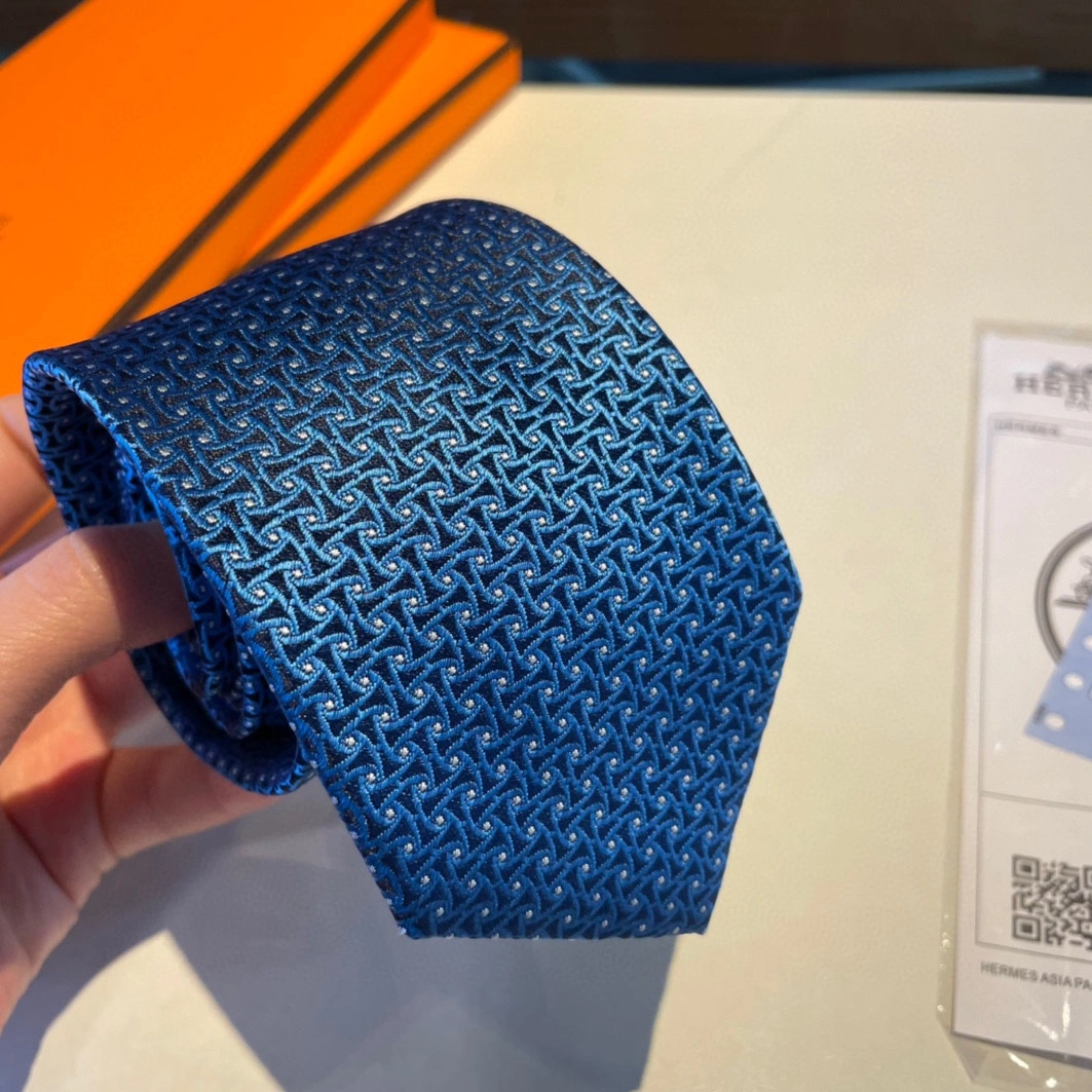 Breathable 233 Hermes Necktie For Men - Image 7