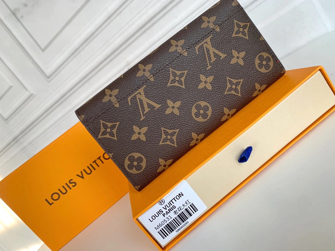 Bright 3115 Louis Vuitton LV Wallets In Red For Women