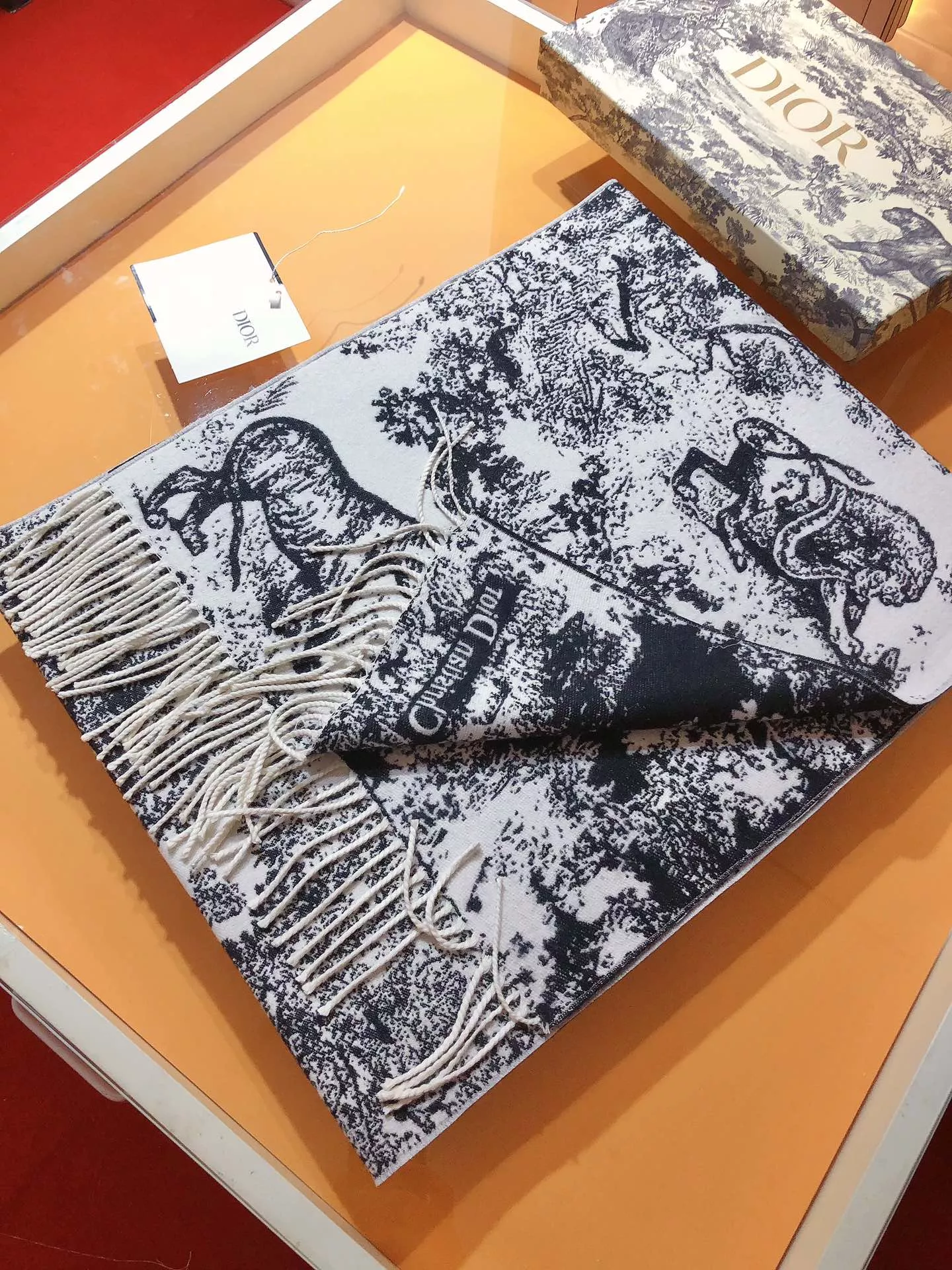 Christian Dior Scarf For Women Sophisticated 4974 - Image 3