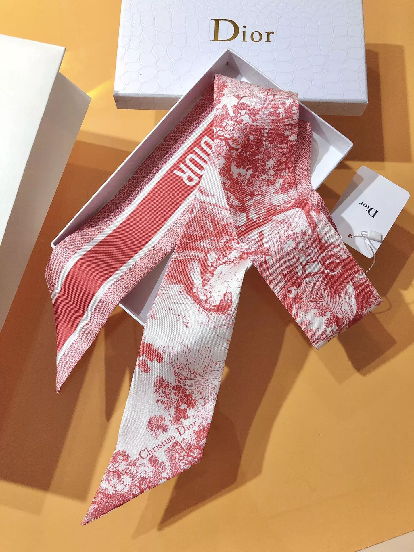 Christian Dior Silk Scarf Bold 4469 - Image 3