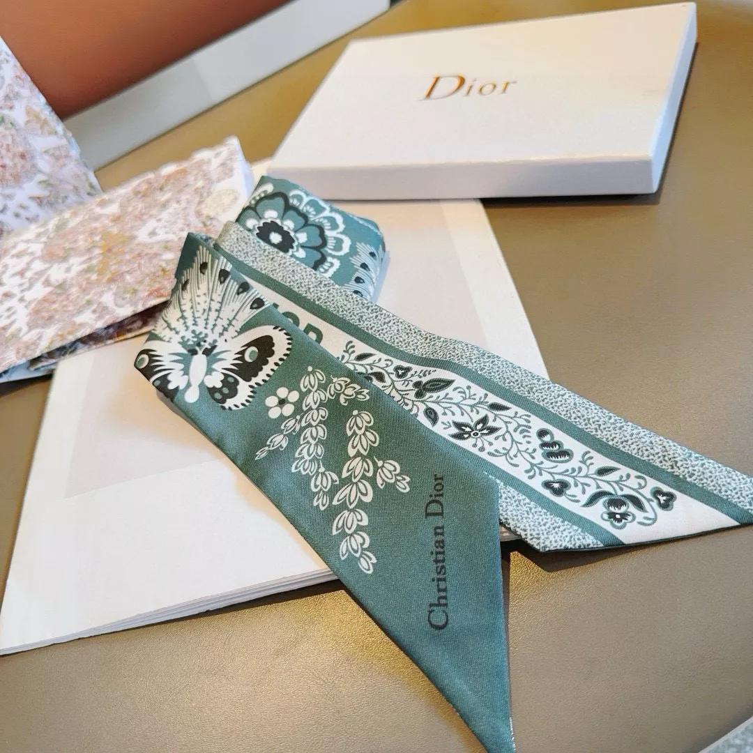 Christian Dior Silk Scarf Reliable 9943