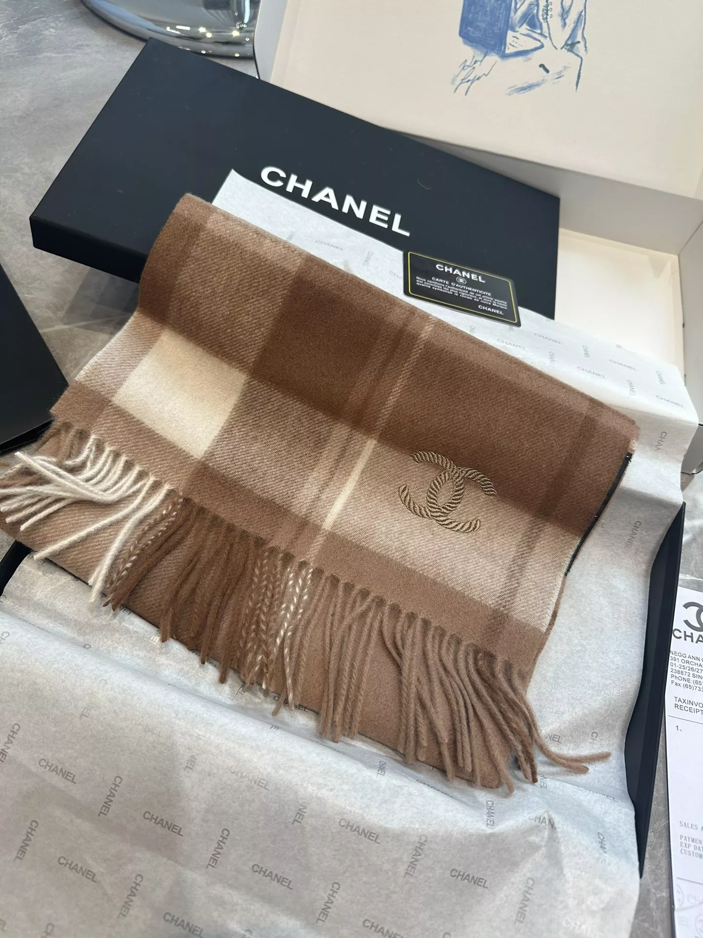 Compact 6613 Chanel Scarves For Women