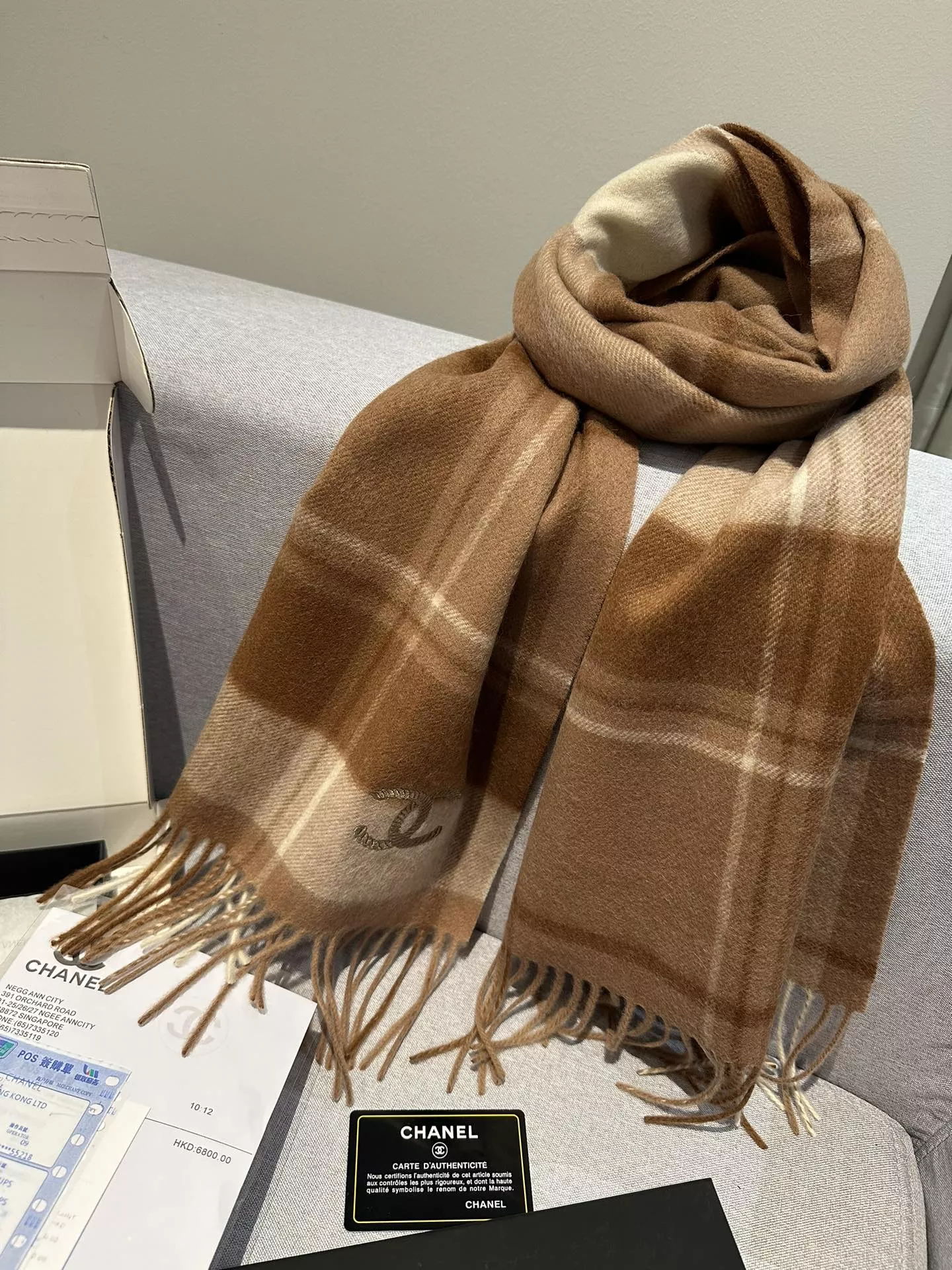 Compact 6613 Chanel Scarves For Women - Image 6