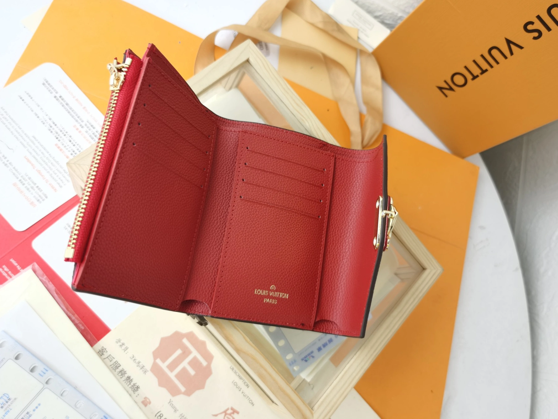 Cozy 2350 Louis Vuitton LV Card Case For Women - Image 6