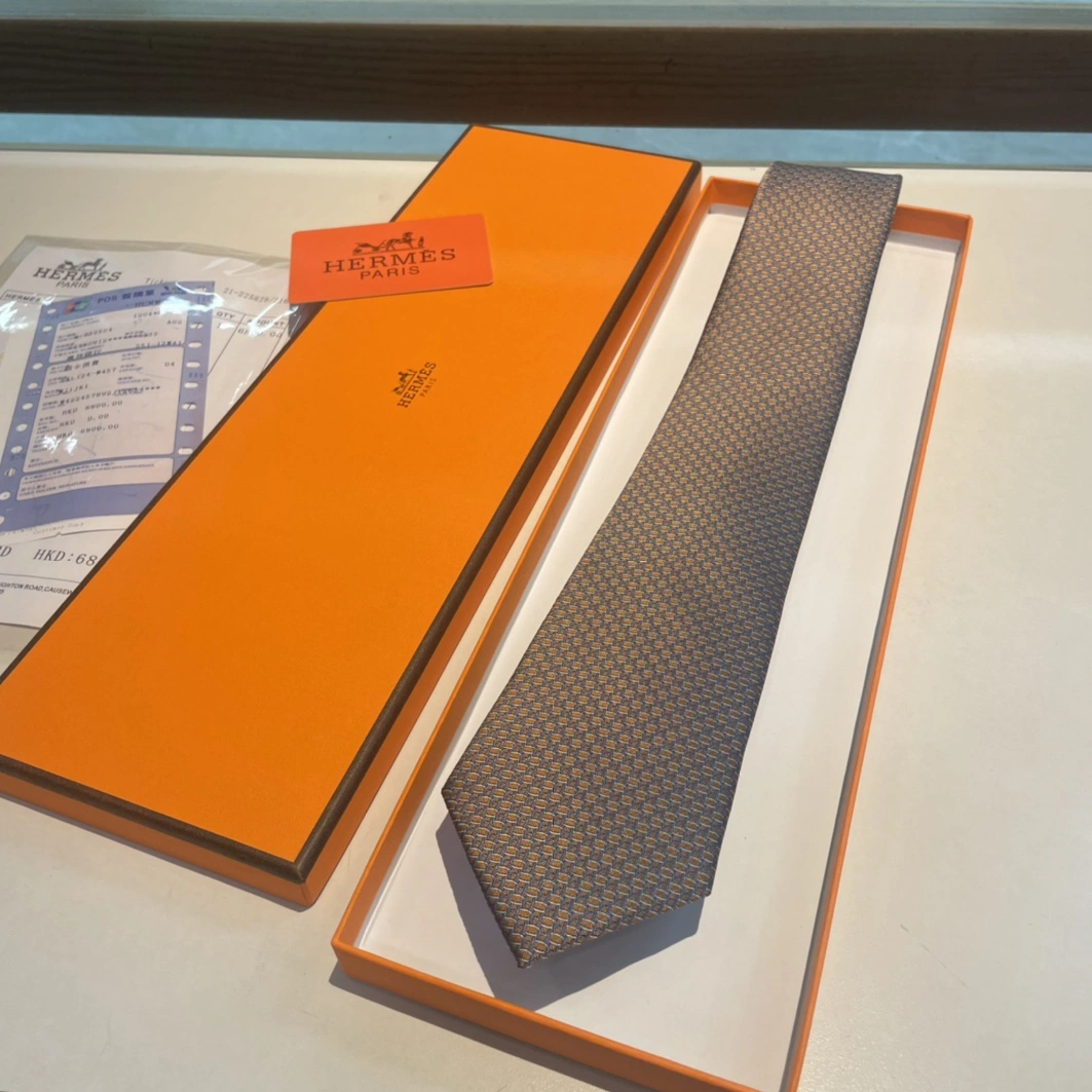 DailyWear 394 Hermes Necktie For Men - Image 8