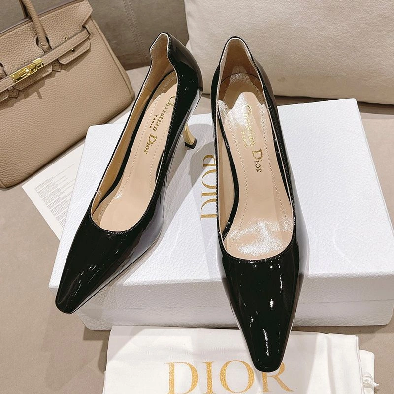 Dior D-Fame Pumps Women Patent Leather Black ModernLook 4603 - Image 3