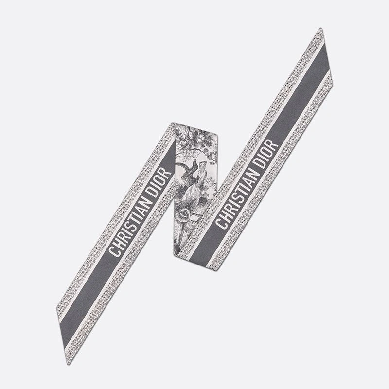 EasyMatch 1224 Dior Mitzah Twill Toile de Jouy Motif Silk Grey - Image 3