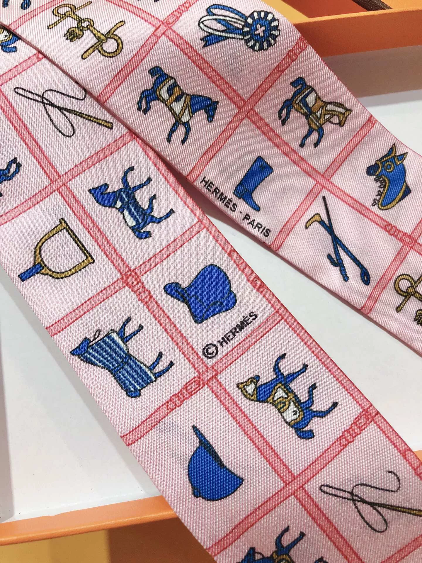 Efficient 4661 Hermes Silk Scarf - Image 5