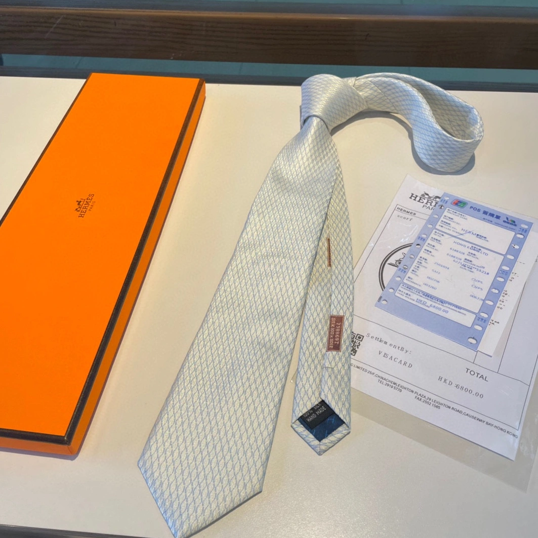 Efficient 8535 Hermes Necktie For Men - Image 3