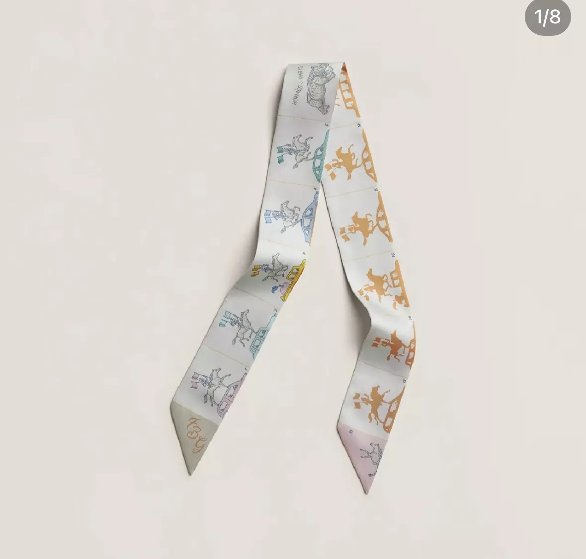 EyeCatching 8612 Hermes Silk Scarf