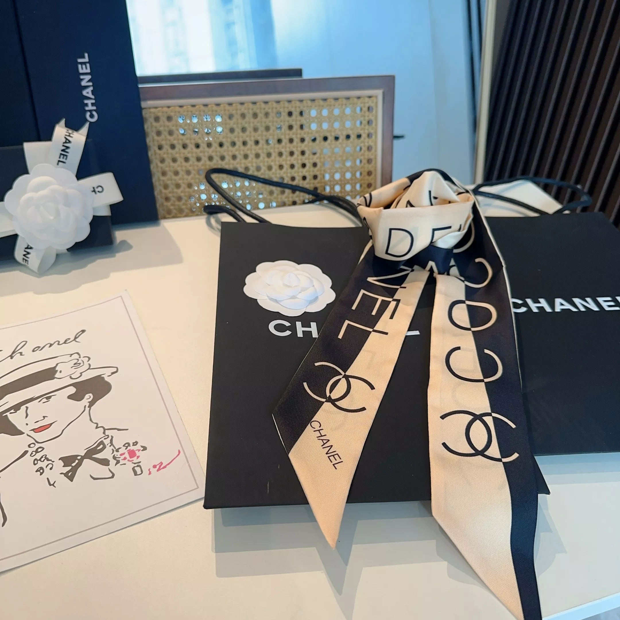 Functional 1889 Chanel Silk Scarf