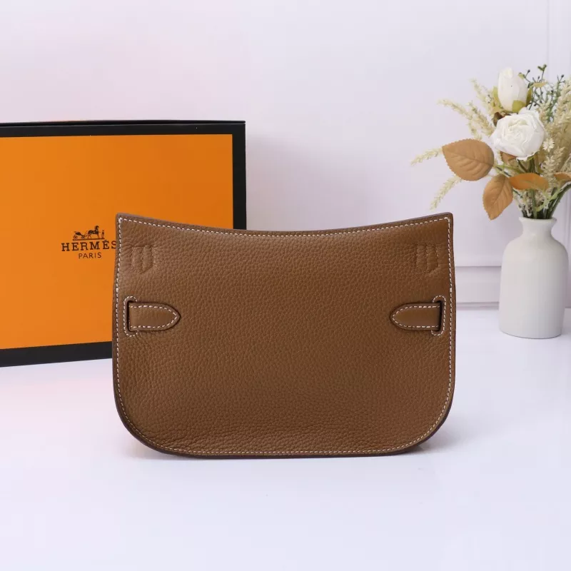 Hermes AAA Quality Messenger Bags In Brown For Unisex Soft 5692 - Image 4