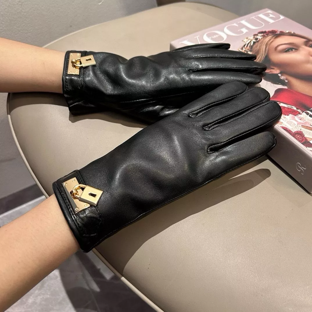 Hermes Gloves For Women Breathable 864 - Image 4