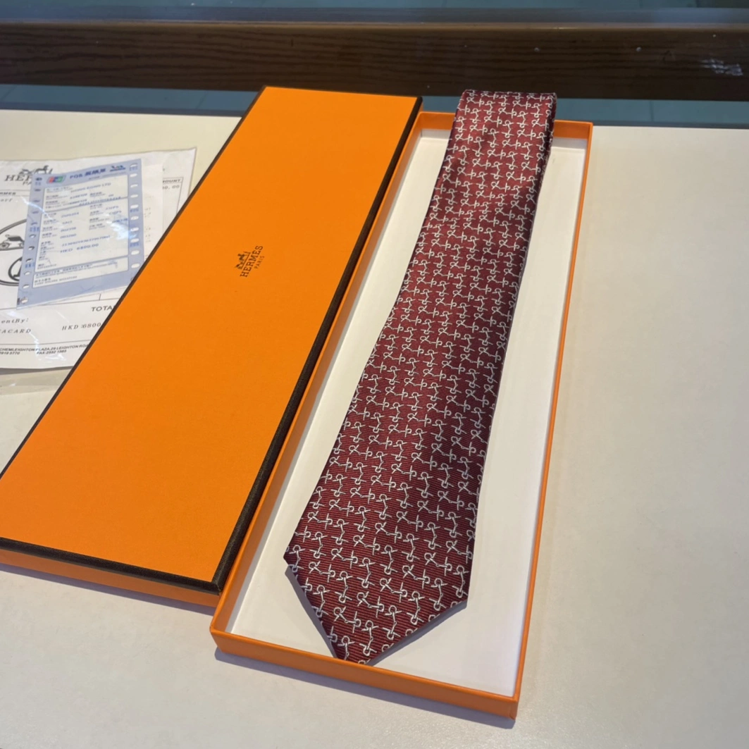 Hermes Necktie For Men BestValue 112 - Image 8