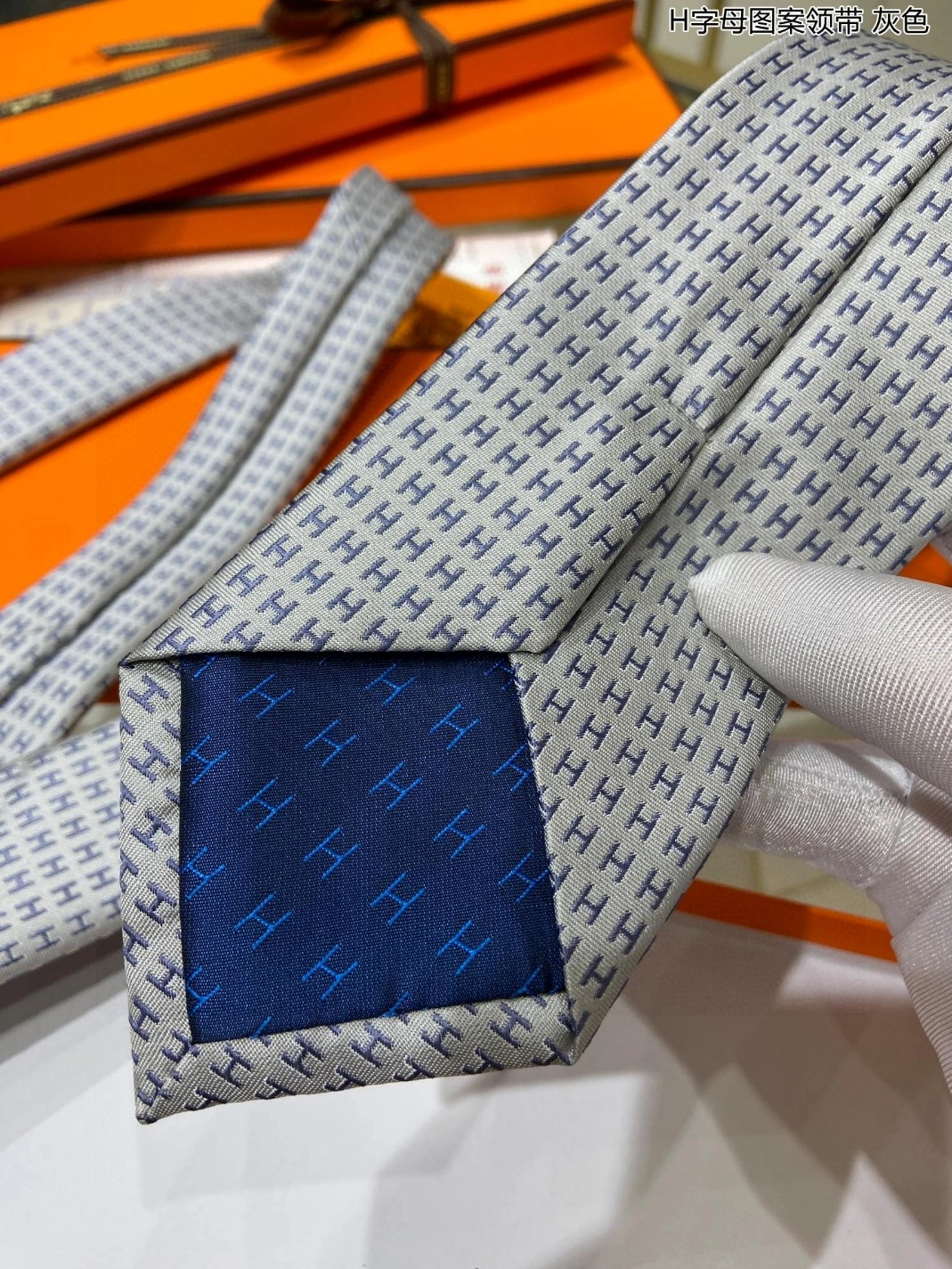 Hermes Necktie For Men GoodFit 3538 - Image 5