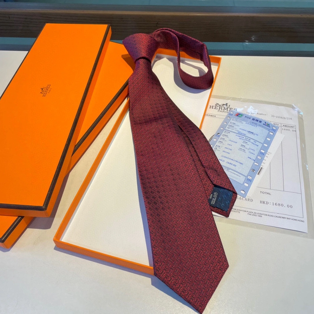 Hermes Necktie For Men Unique 7033