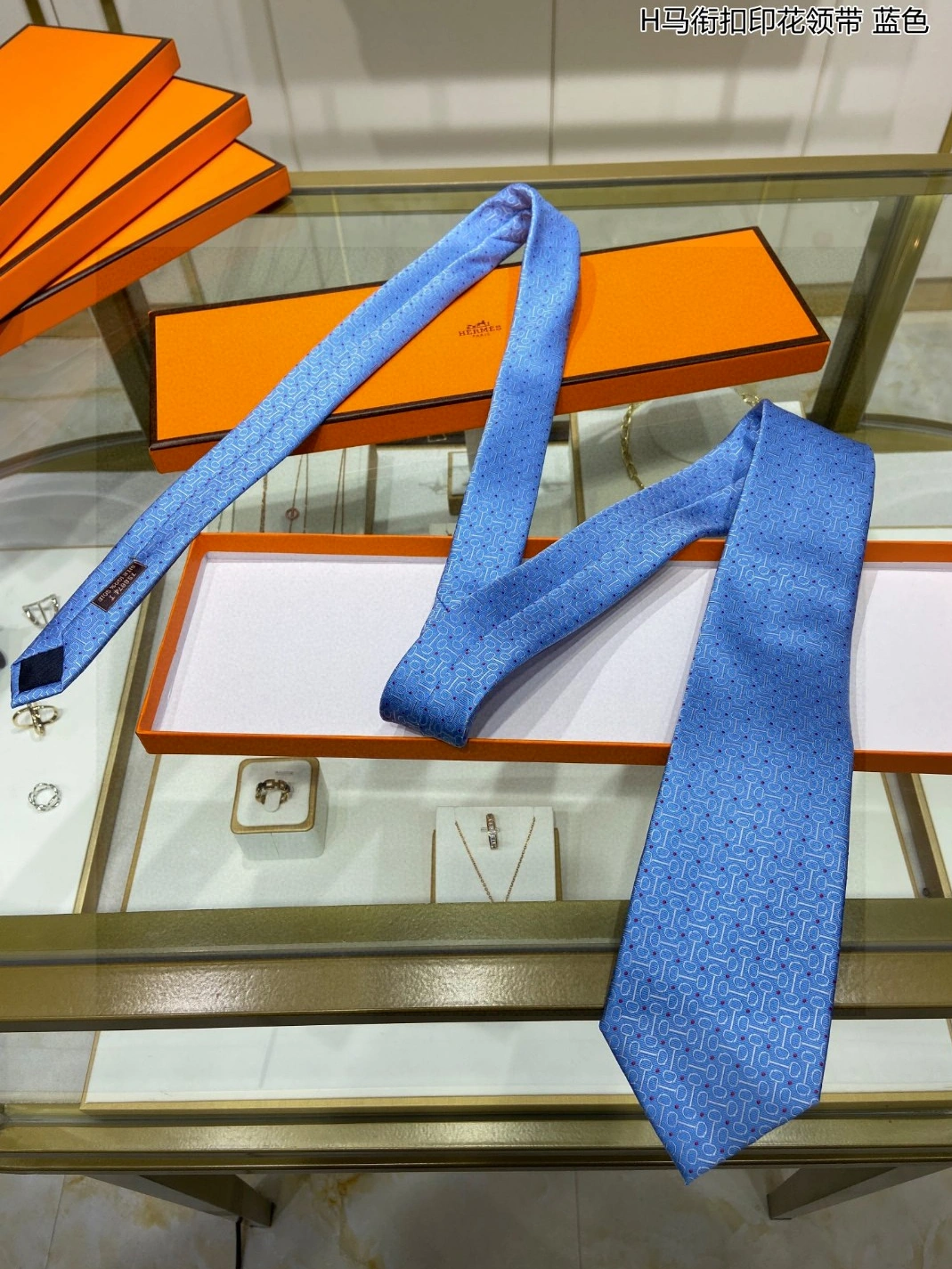 Hermes Necktie For Men Versatile 2449 - Image 4