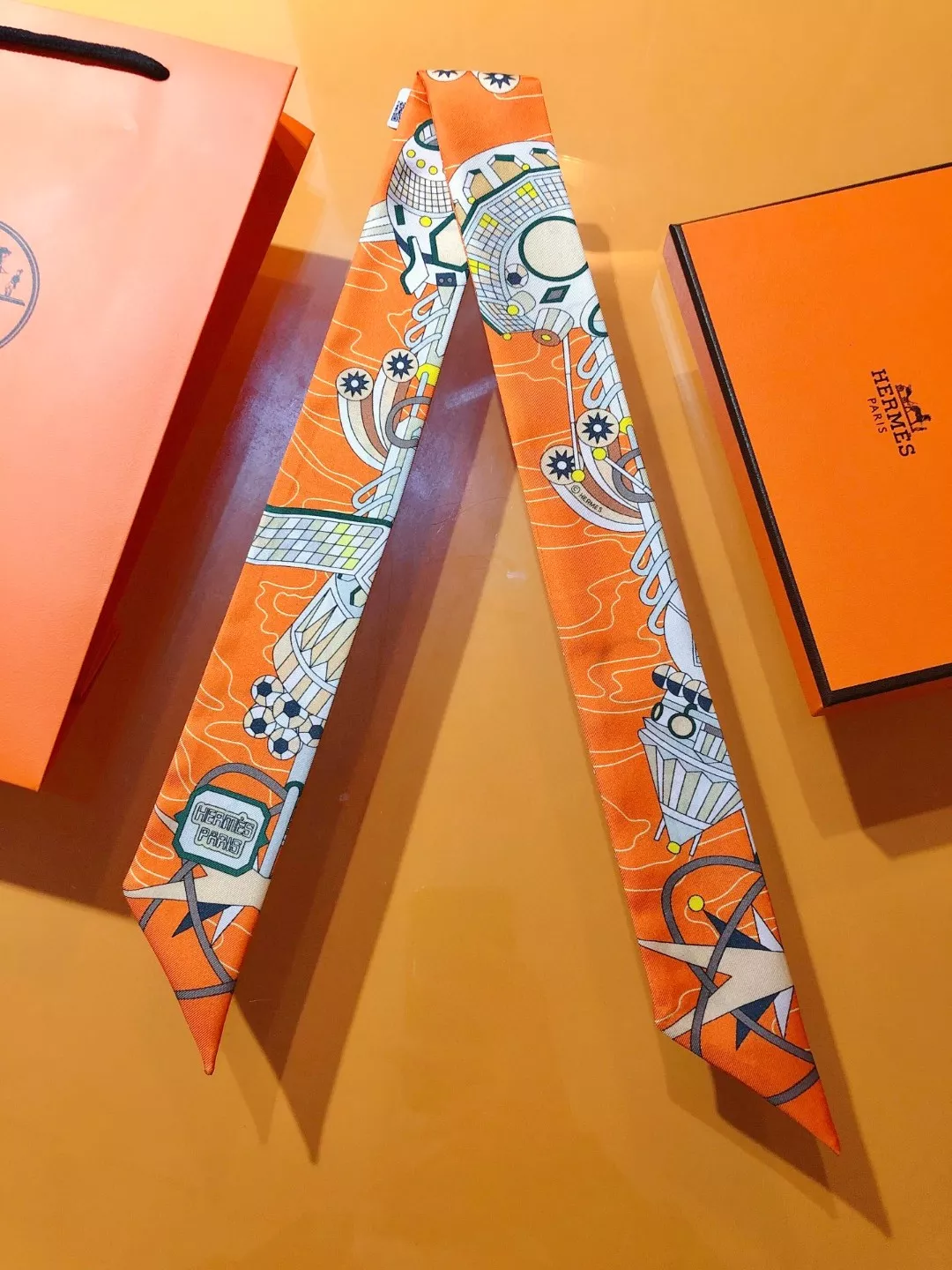 Hermes Silk Scarf Functional 2384