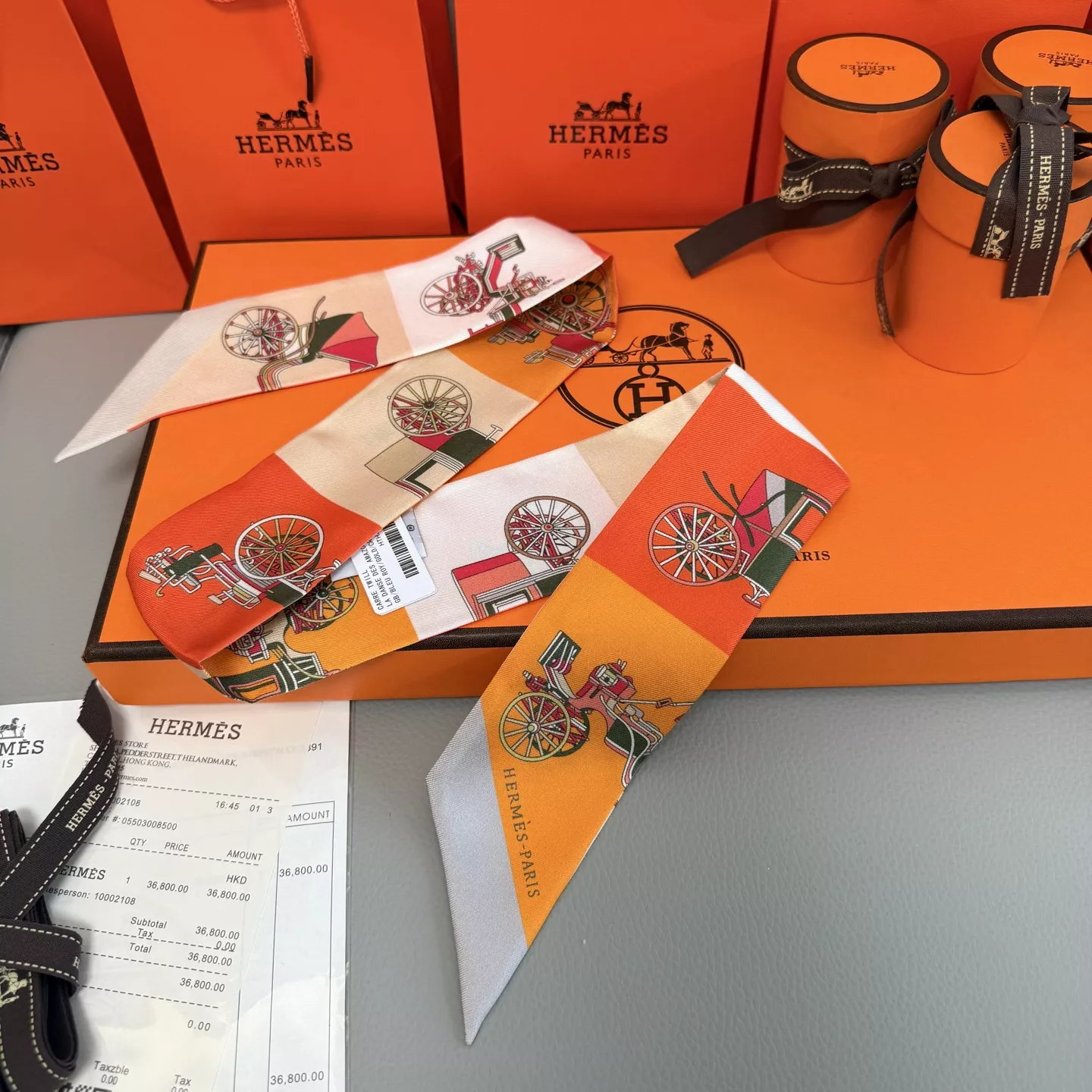 Hermes Silk Scarf Trendsetting 4682