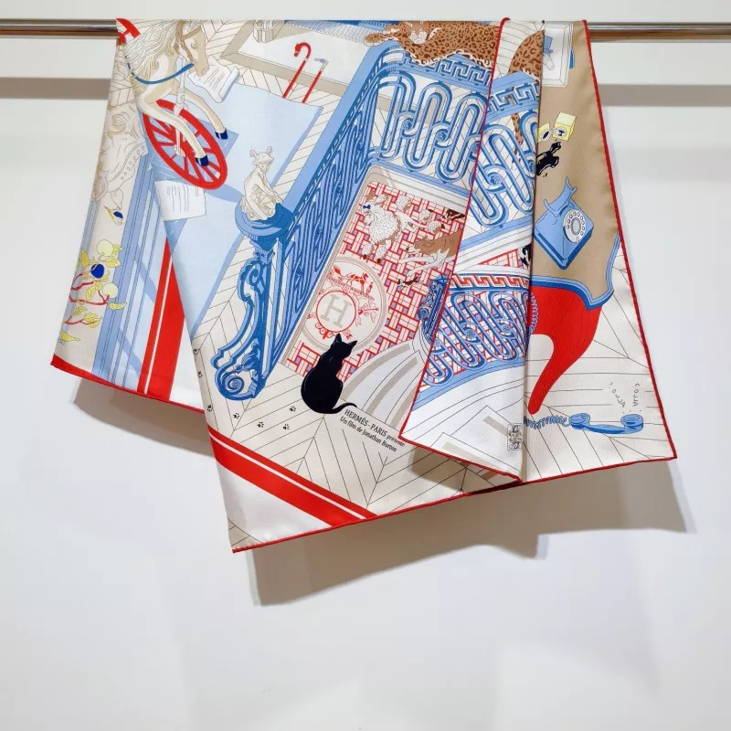 Hermes Silk Squares Reliable 2136 - Image 5