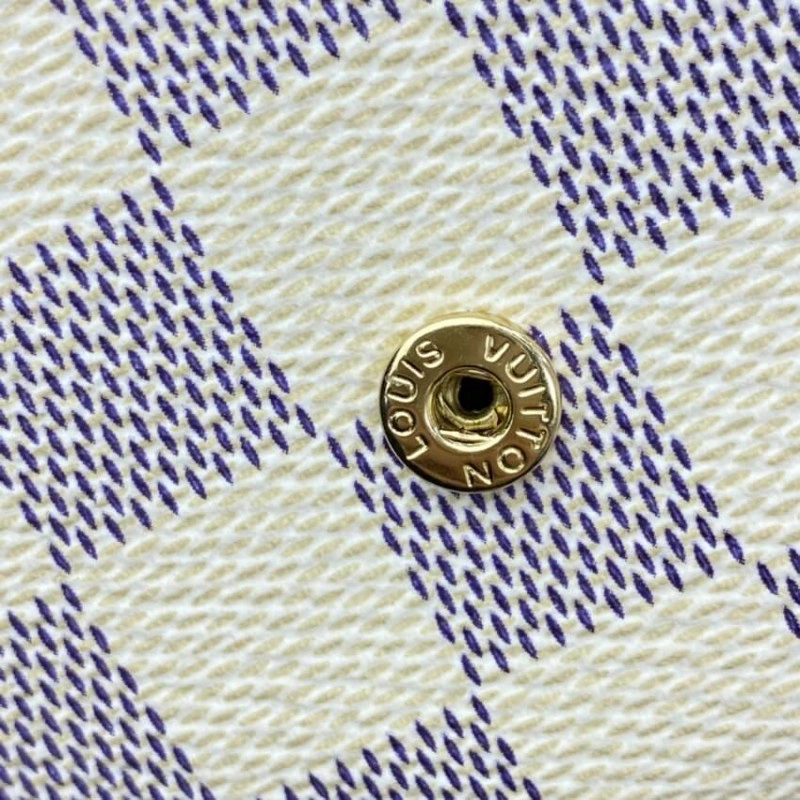 Goldcolou Louis Vuitton Damier Azur Zoe Wallet Pink - Image 6