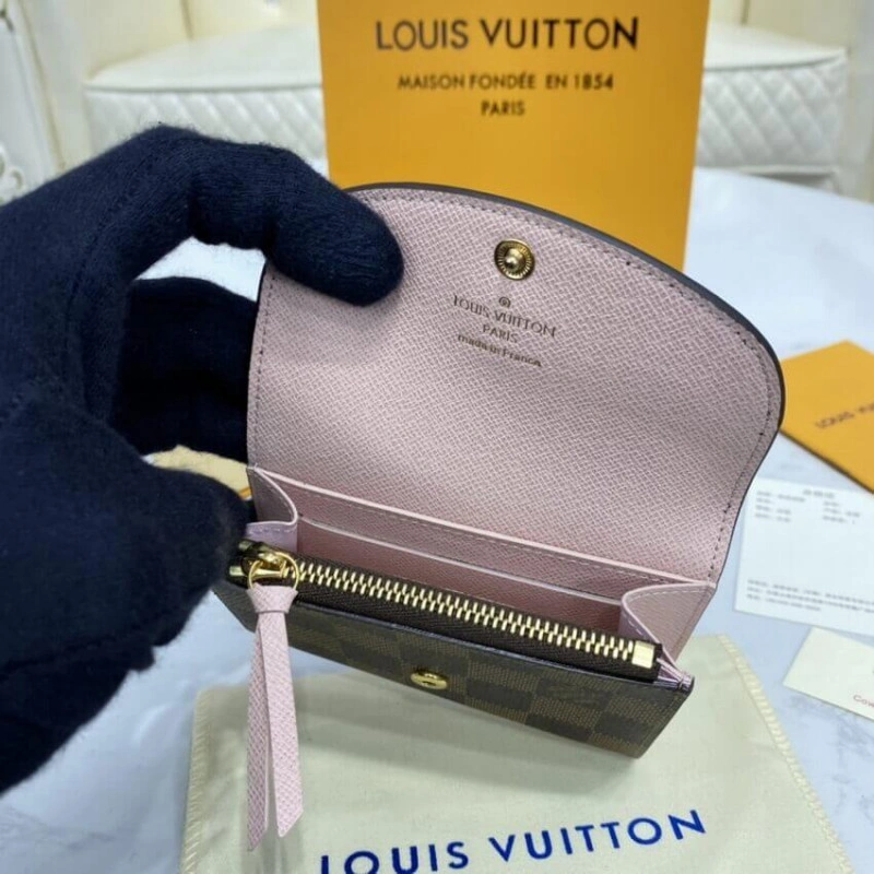 Flat pock Louis Vuitton Damier Ebene Rosalie Coin Purse - Image 10