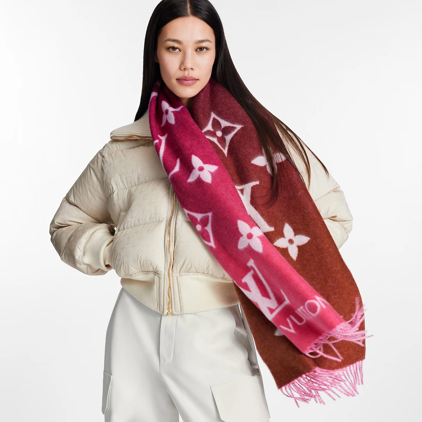 Louis Vuitton Grenadine M79506 Reykjavik Gradient Scarf - Image 6