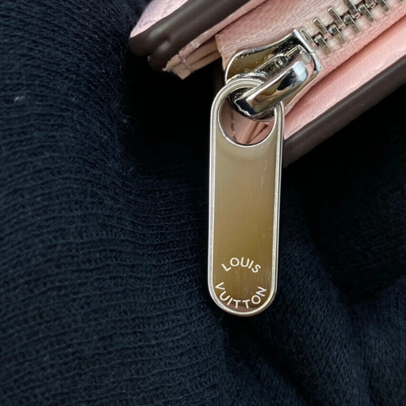 Mahina pe Louis Vuitton Iris XS Wallet in Pink Gradient Mahina Perforated Leather - Image 8