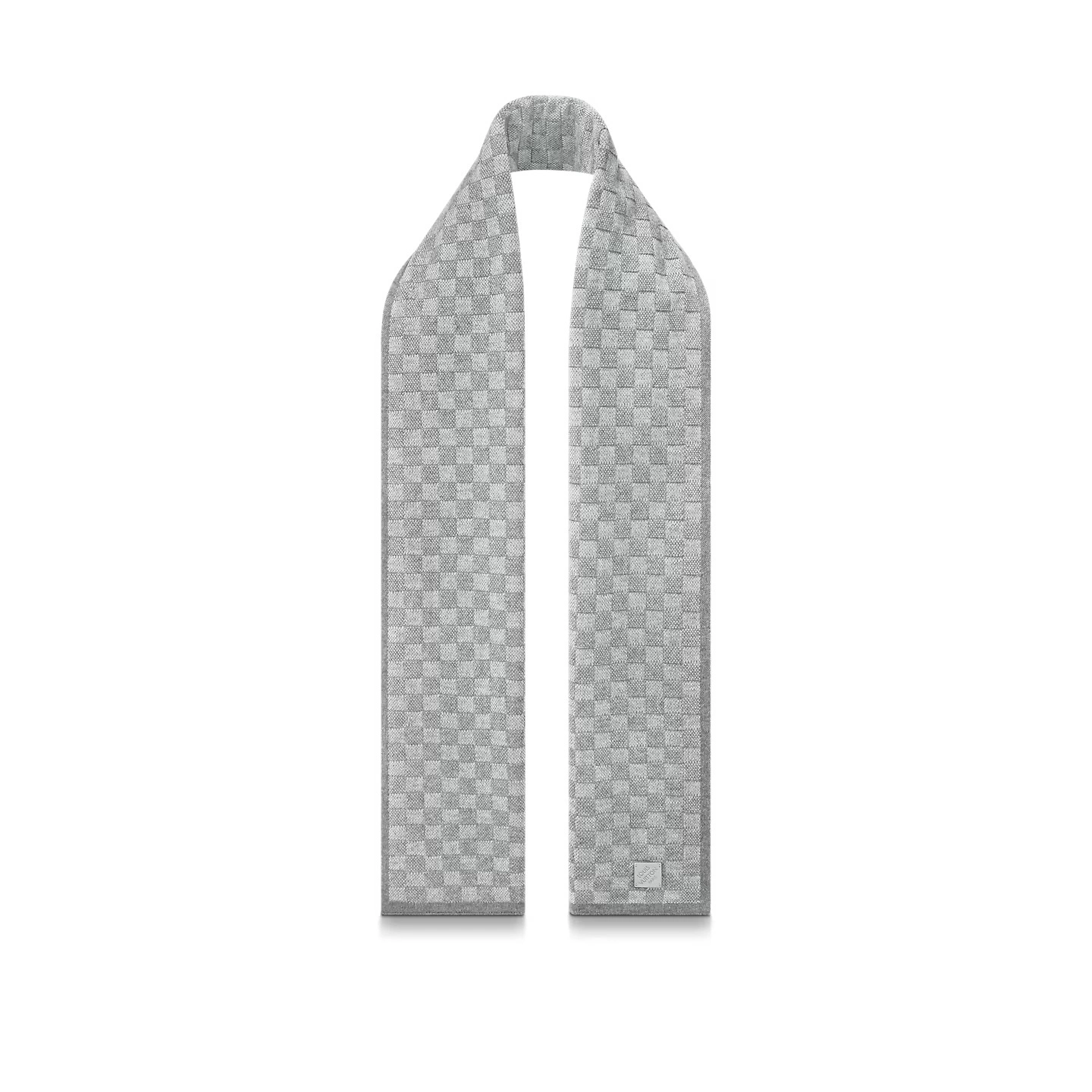 Louis Vuitton Light Grey M77989 Néo Petit Damier Scarf