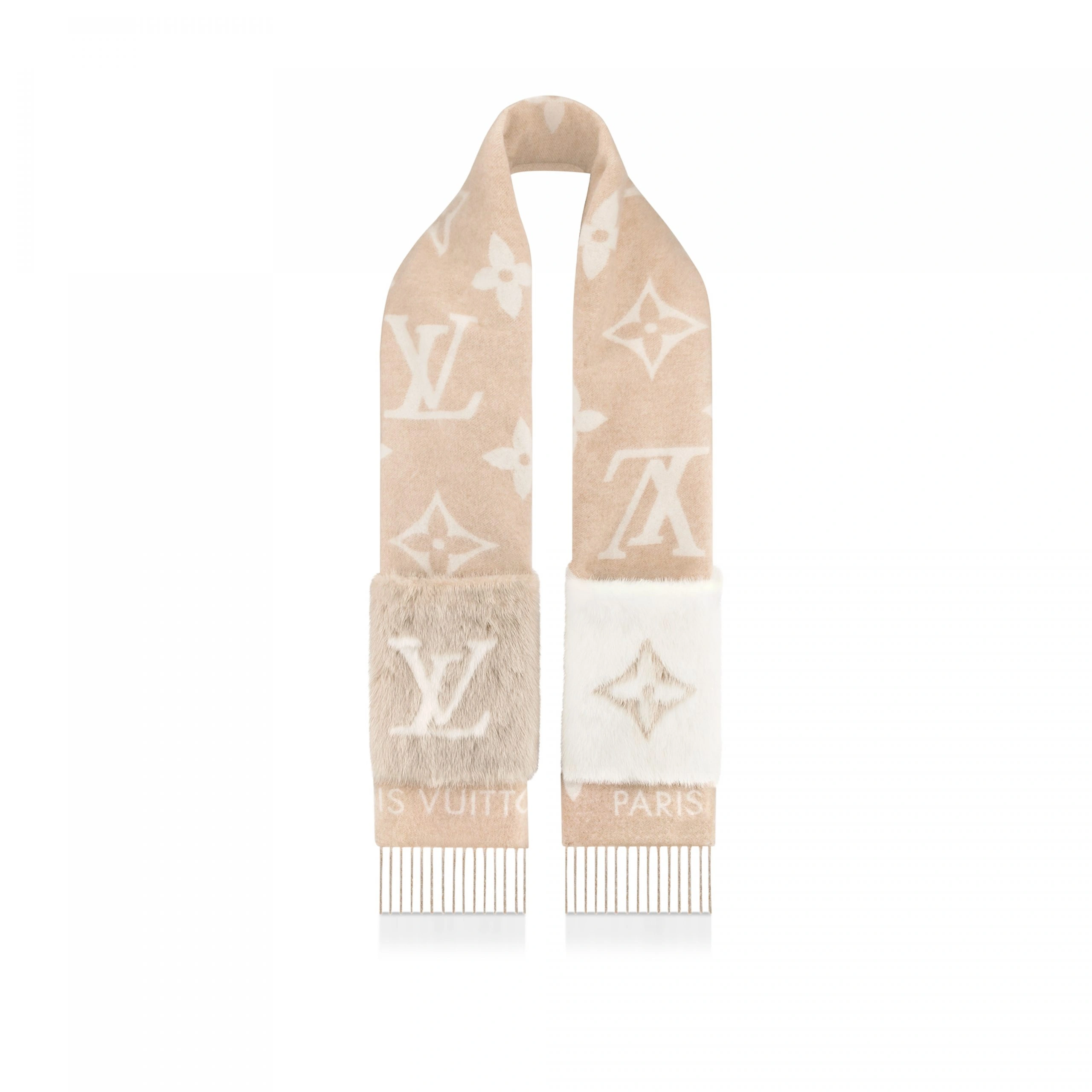 Louis Vuitton M74354 Cold Reykjavik Beige Scarf - Image 3