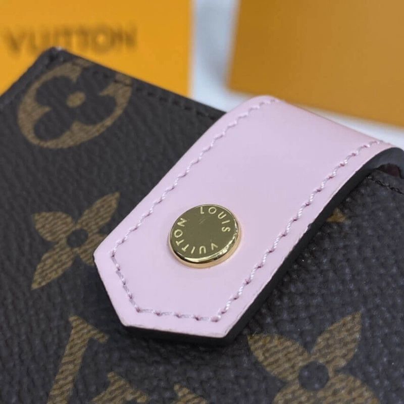 Monogram Louis Vuitton Monogram Canvas Card Holder Pink - Image 5
