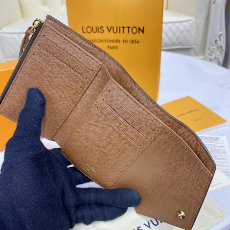 6 card sl Louis Vuitton Monogram Canvas Victorine Wallet - Image 9