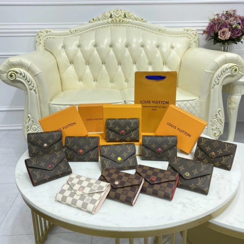 6 card sl Louis Vuitton Monogram Canvas Victorine Wallet - Image 12