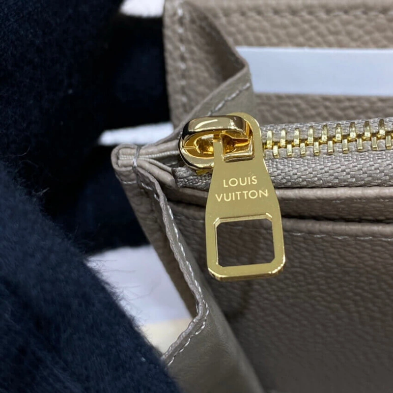 19 x 10 c Louis Vuitton Monogram Empreinte Sarah Wallet Touterelle - Image 8