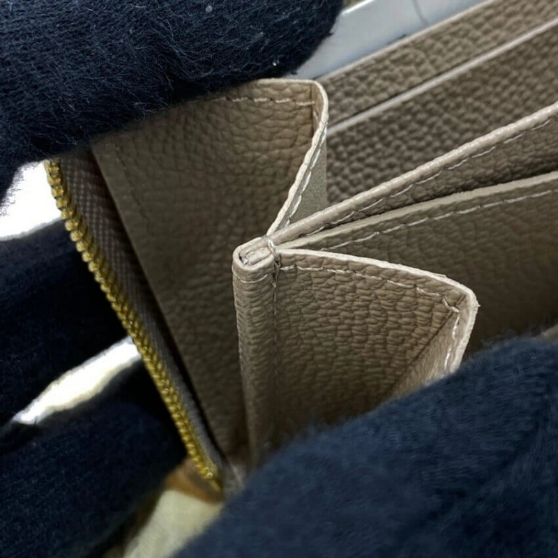 4 card sl Louis Vuitton Monogram Empreinte Zippy Coin Purse Tourterelle - Image 7