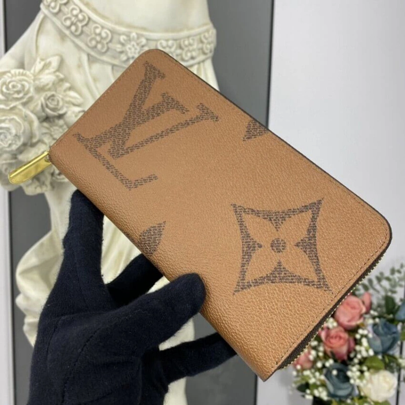 The Zippy Louis Vuitton Monogram Reverse Canvas Zippy Wallet - Image 3