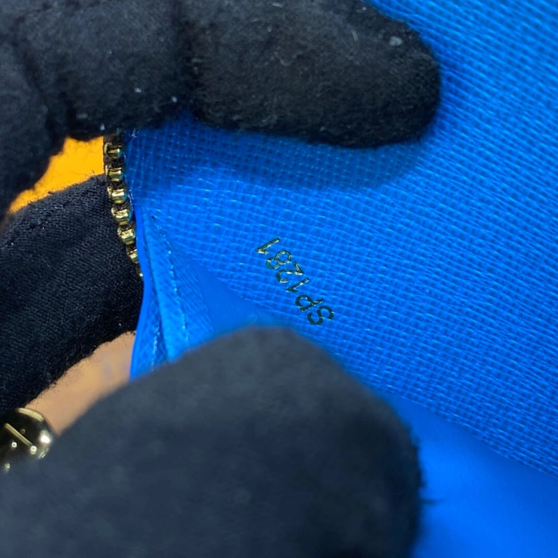 Blue Louis Vuitton Mount Fuji Vivienne Holiday Monogram Zippy Wallet Blue - Image 9