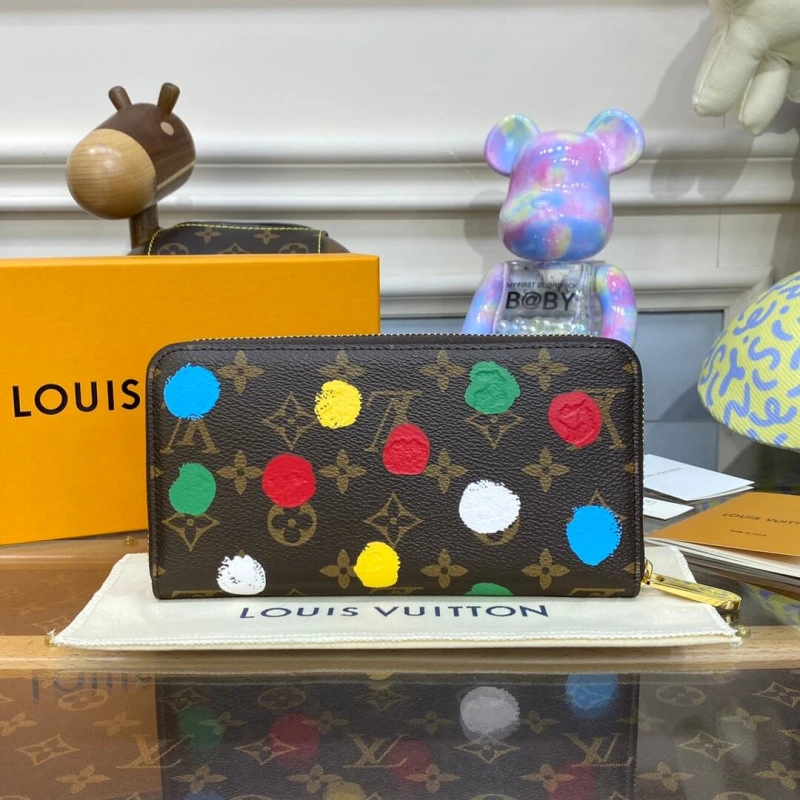 19.5 x 10 Louis Vuitton x Yayoi Kusama Zippy Wallet - Image 3