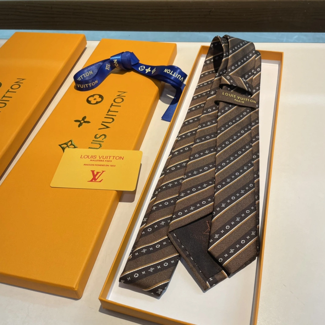 Minimalist 8362 Louis Vuitton LV Necktie For Men - Image 7