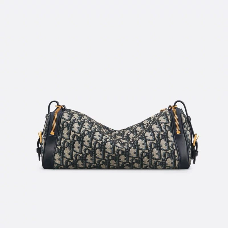 ModernLook 3425 Mini Diorstar East-West Bag In Oblique Motif Canvas Blue - Image 3