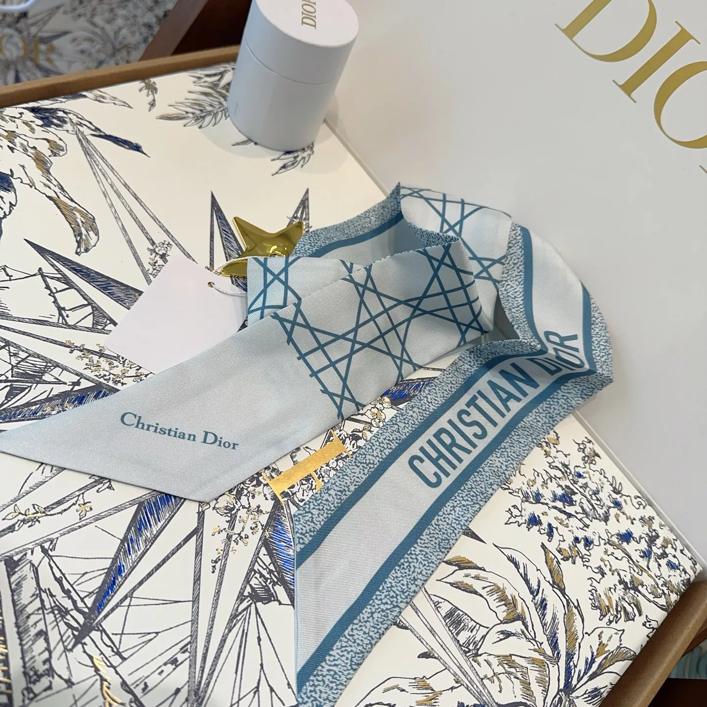 Reliable 2285 Christian Dior Silk Scarf