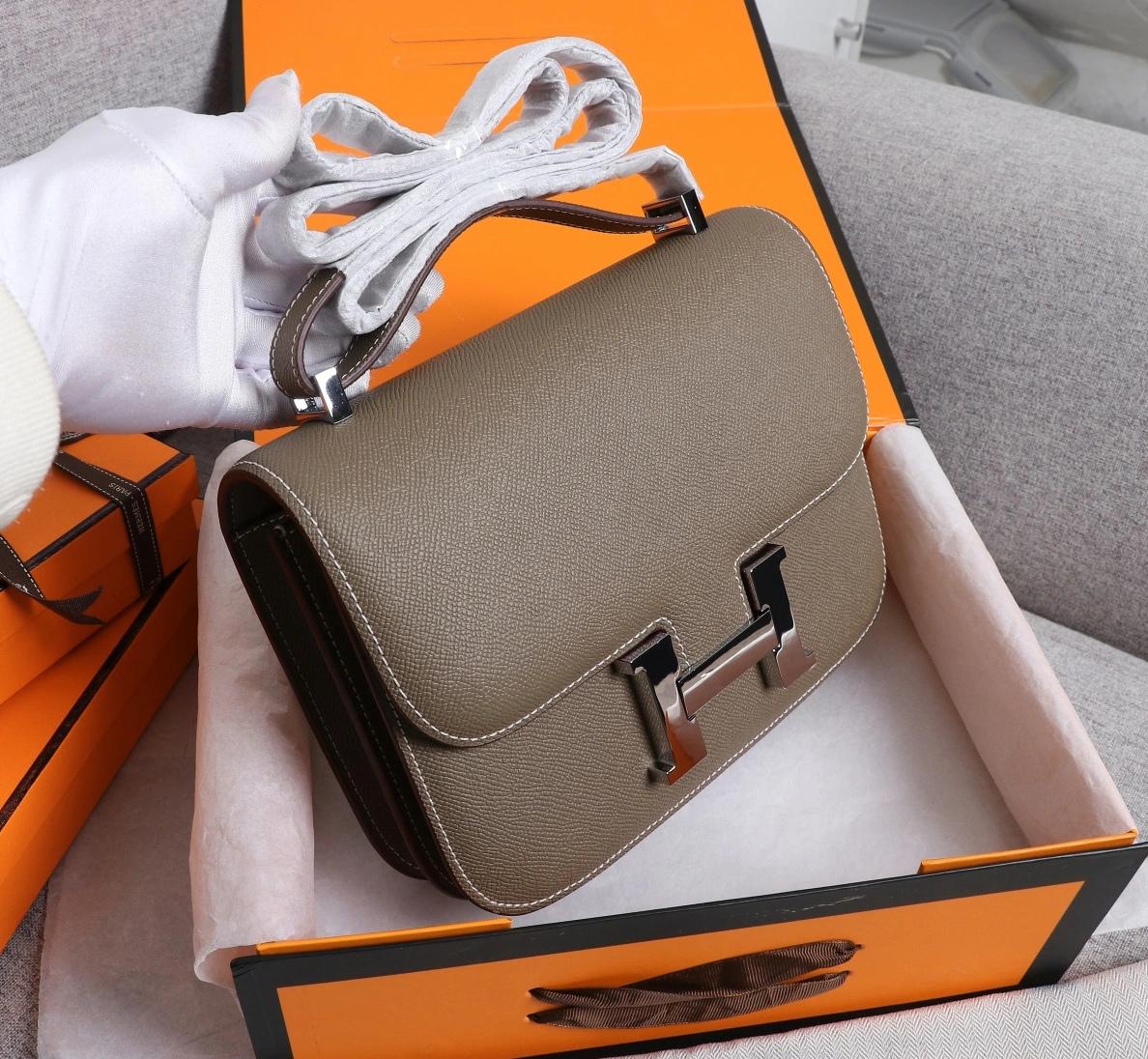 Resilient 5880 Hermes AAA Quality Messenger Bags For Women