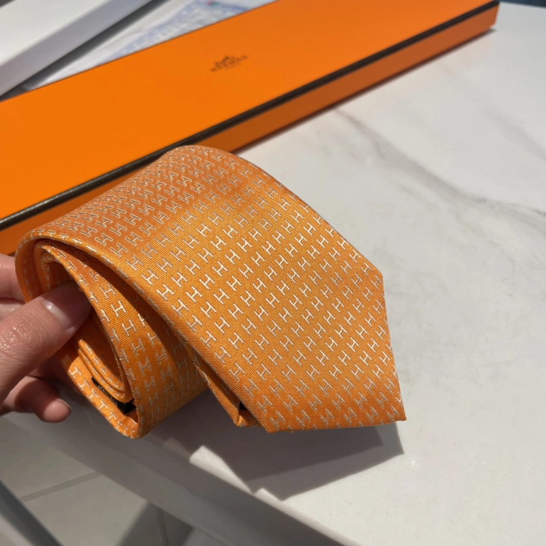 Resilient 9490 Hermes Necktie For Men - Image 8