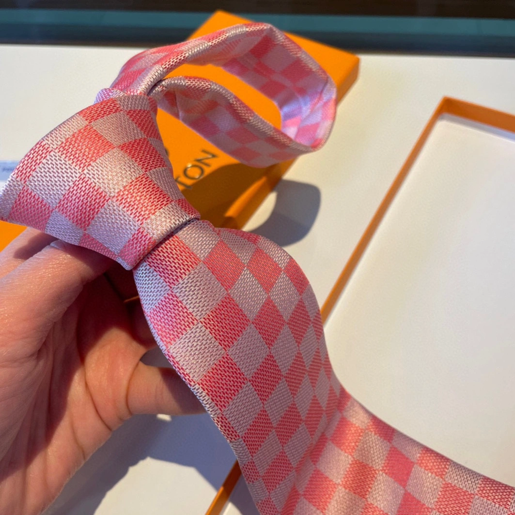 Sleek 4038 Louis Vuitton LV Necktie For Men - Image 4