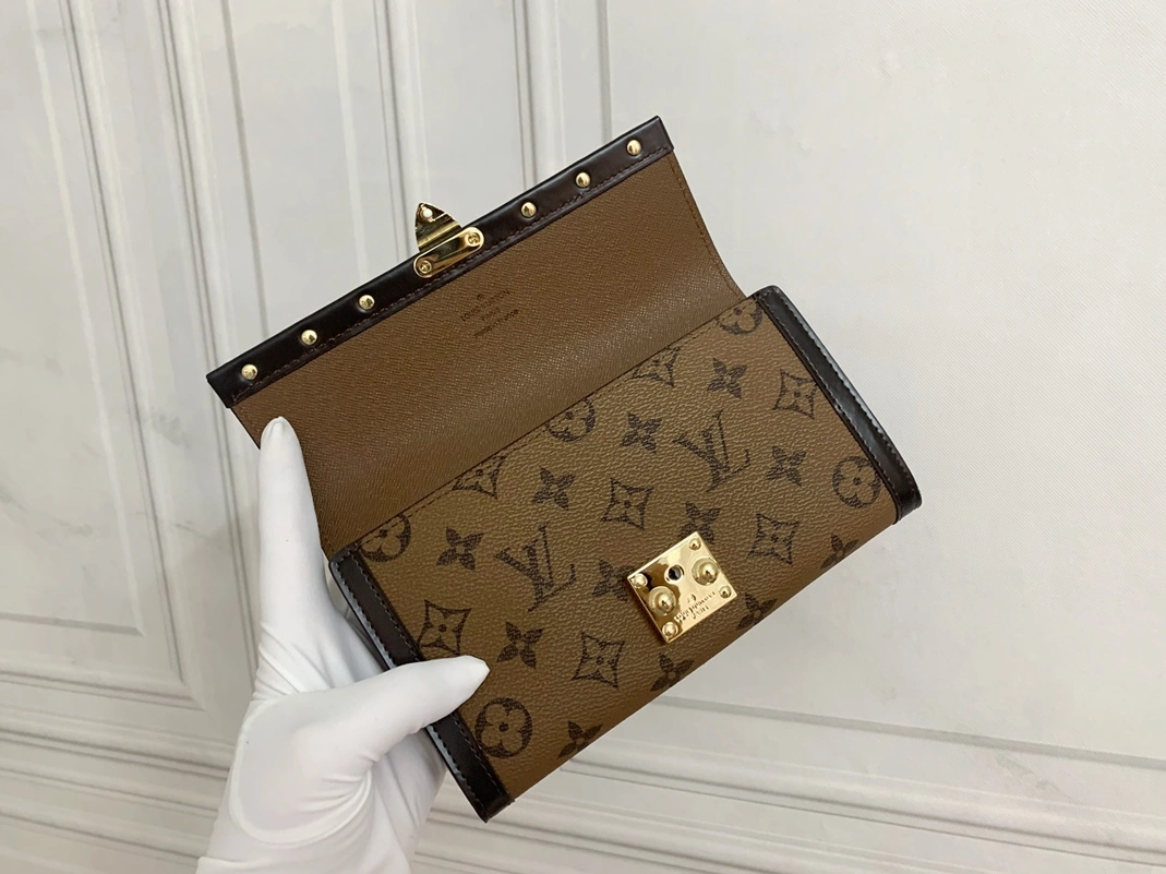 Soft 4360 Louis Vuitton LV Card Case For Women - Image 4