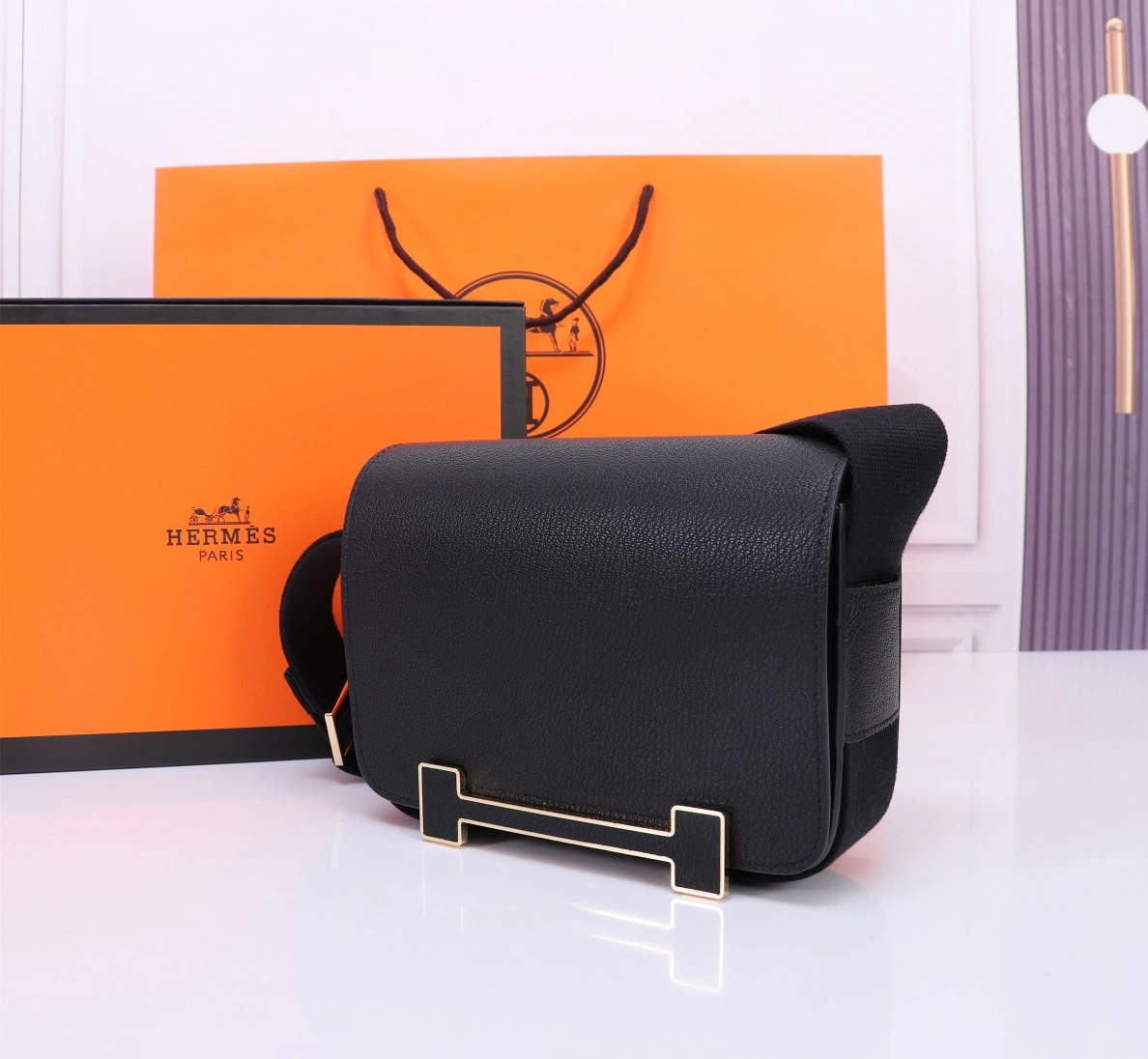 Sophisticated 1706 Hermes AAA Quality Messenger Bags For Women - Image 3
